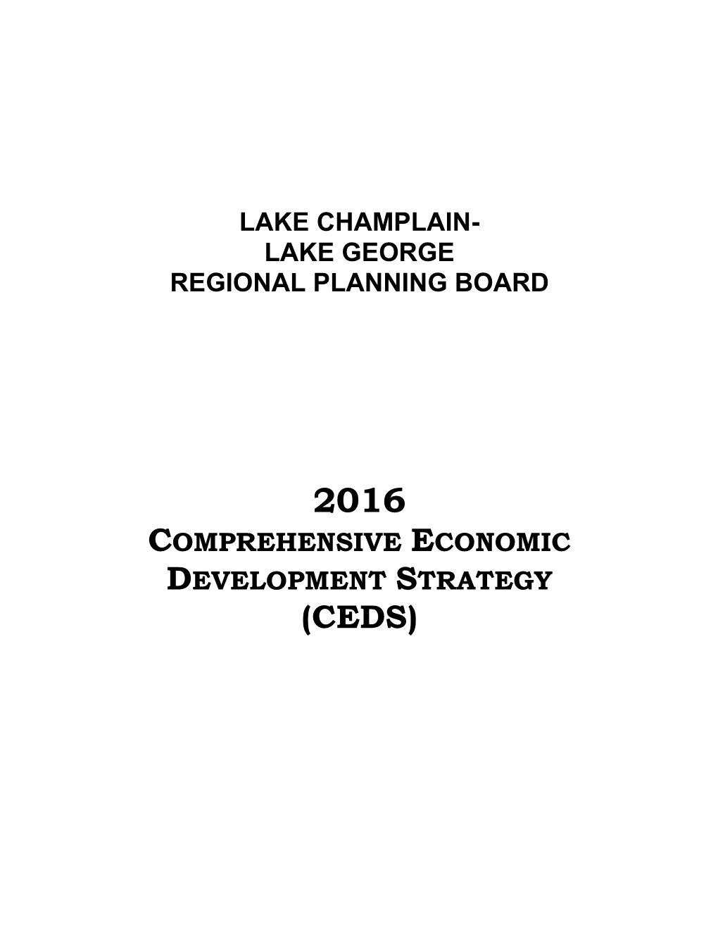 Lake Champlain- Lake George Regional Planning Board