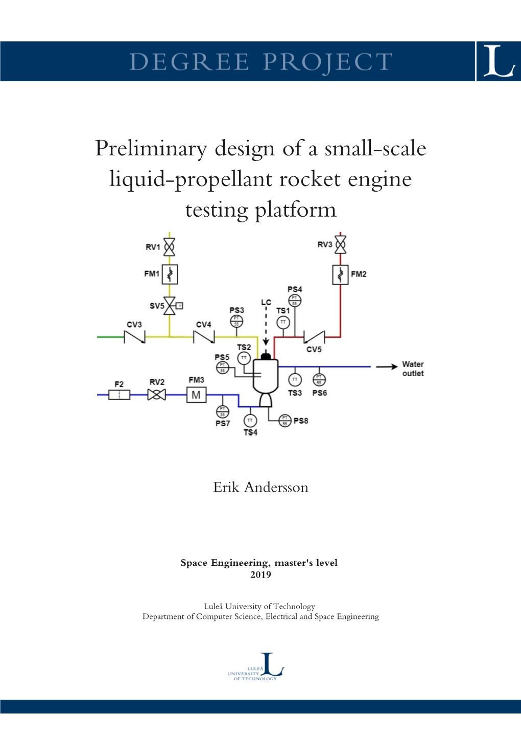 Preliminary Design of a Small-Scale Liquid-Propellant Rocket Engine Testing Platform