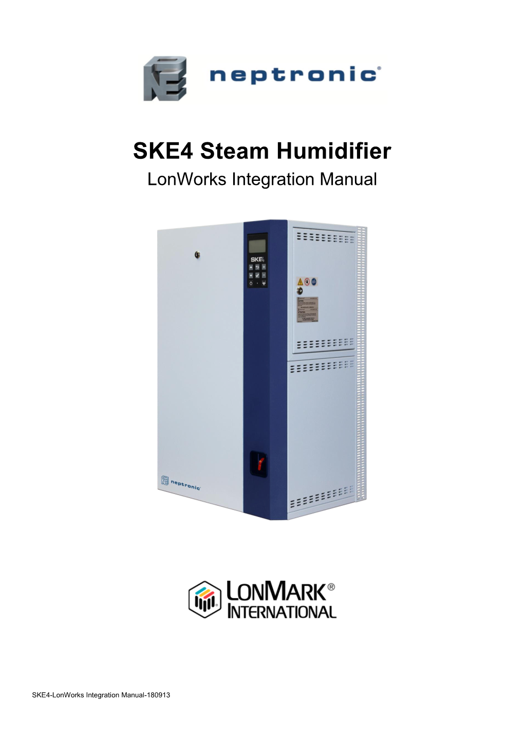 SKE4 Steam Humidifier Lonworks Integration Manual