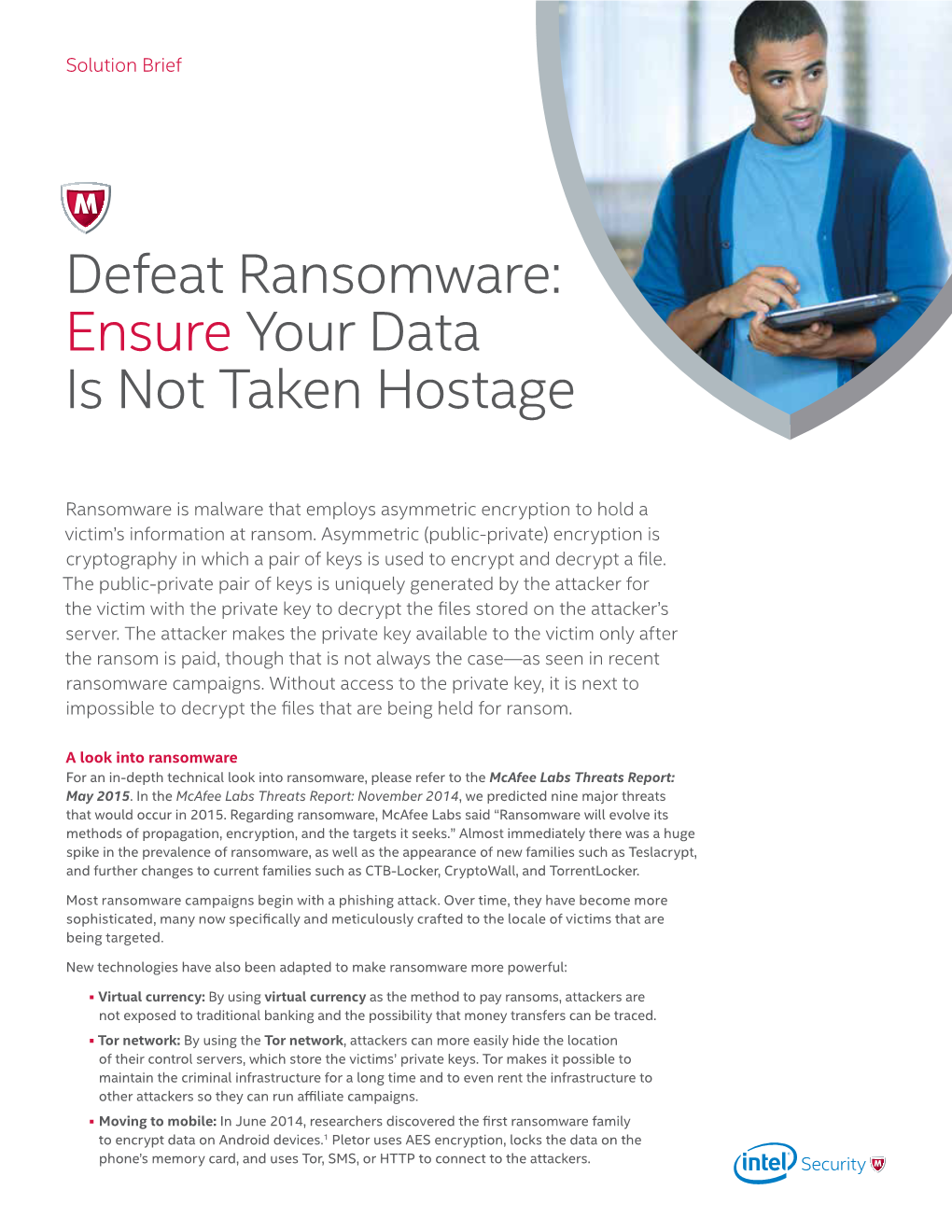 Defeat Ransomware: Ensure Your Data Is Not Taken Hostage