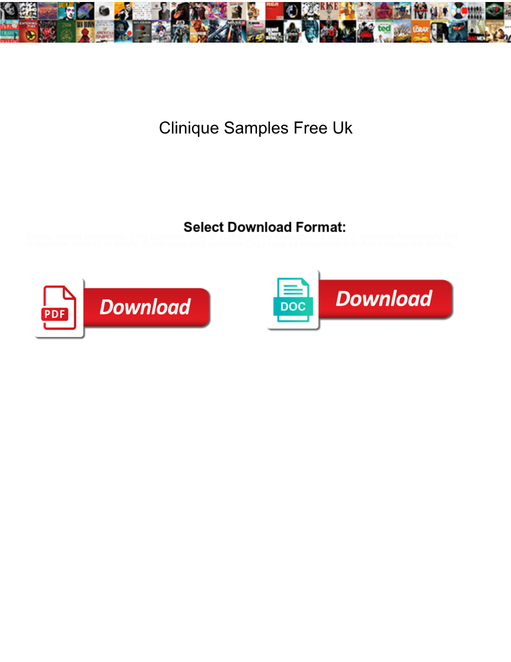 Clinique Samples Free Uk