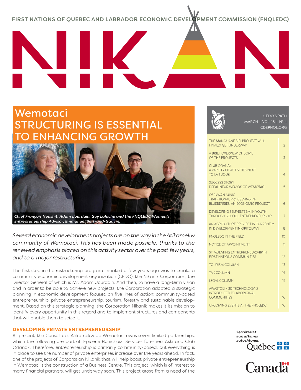 Nikan Bulletin of March 2019