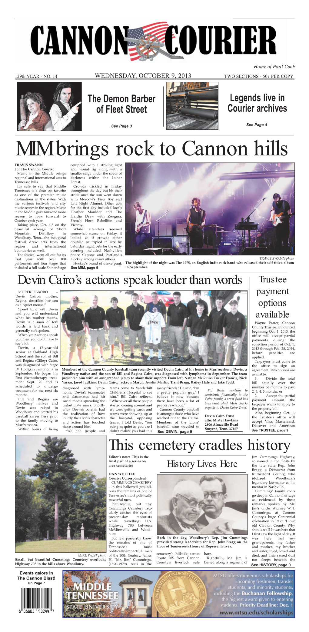 MIM Brings Rock to Cannon Hills