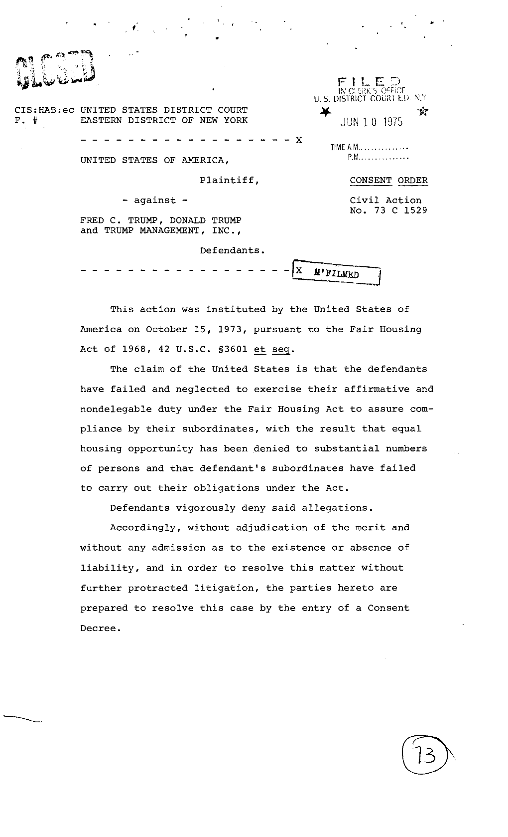 Fair Housing Act of 1968, 42 U.S.C