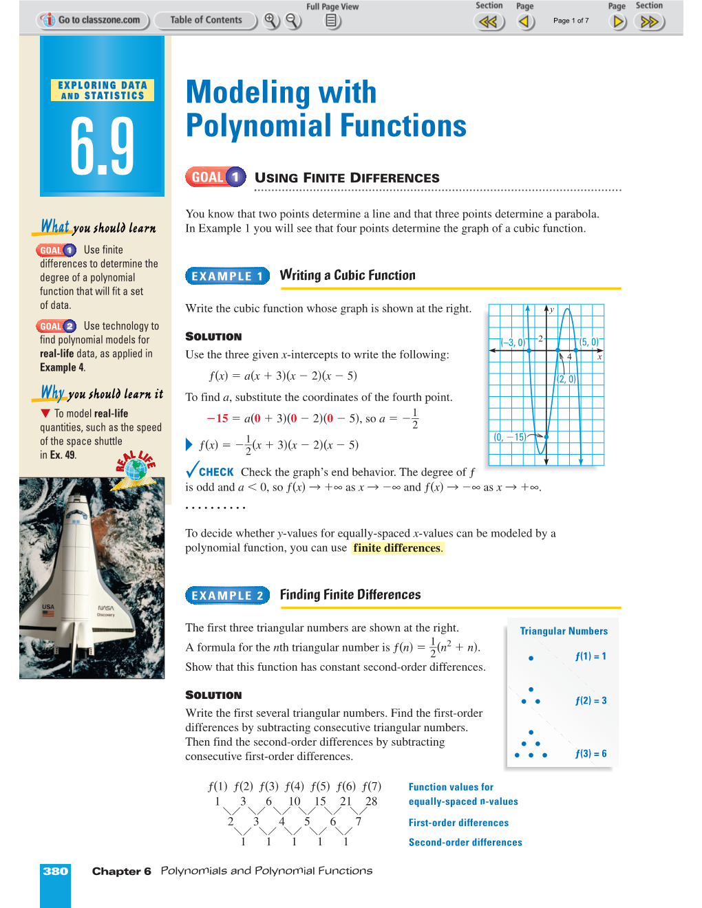 Modeling with Polynomial Functions 381 Page 3 of 7