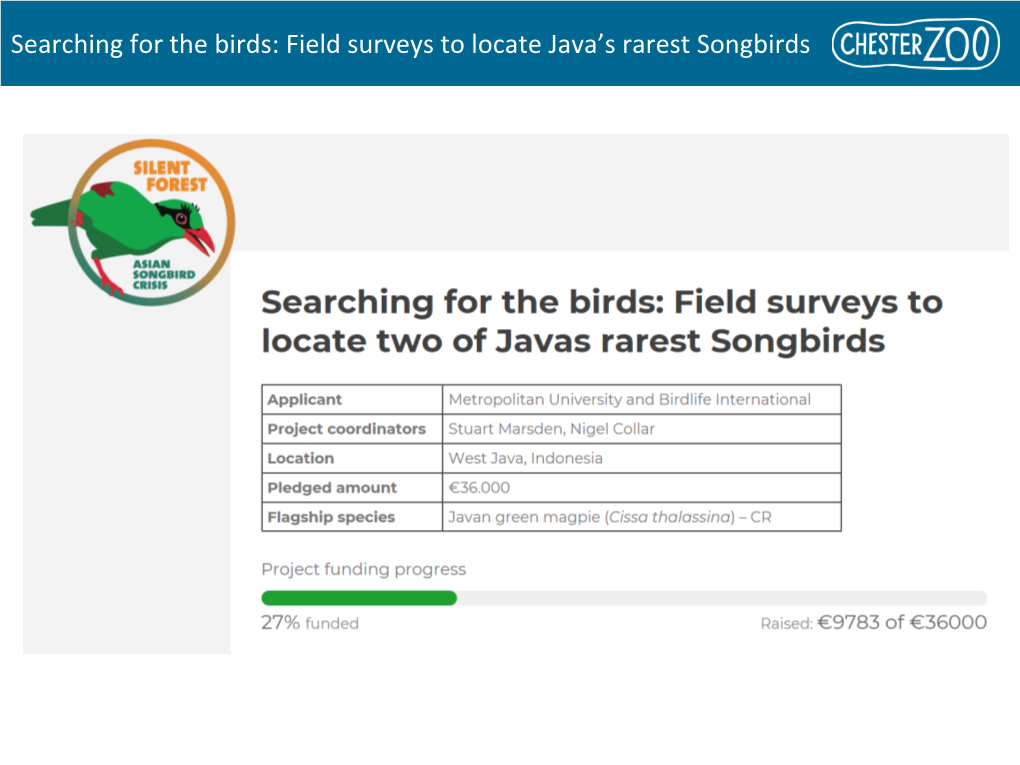 2018 Owen. Update Javan Mountain Survey. Athens