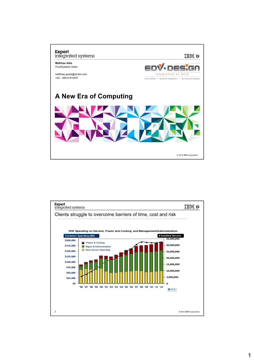 IBM Puresystems EDV Design