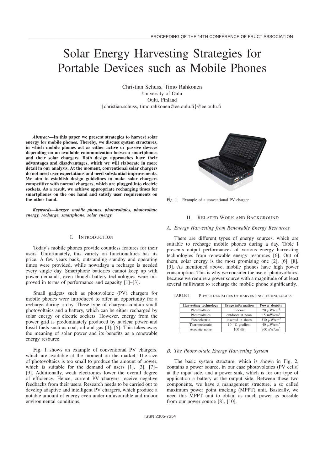 Solar Energy Harvesting Strategies for Portable Devices Such As Mobile Phones