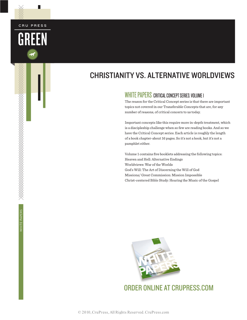 Christianity Vs. Alternative Worldviews