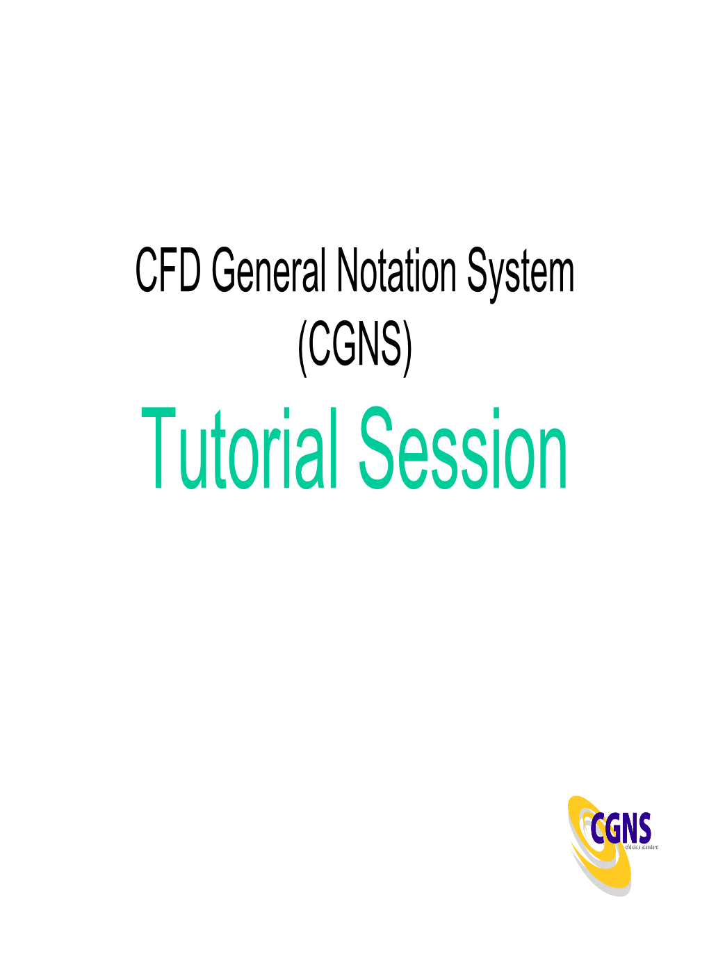 Tutorial Session Agenda