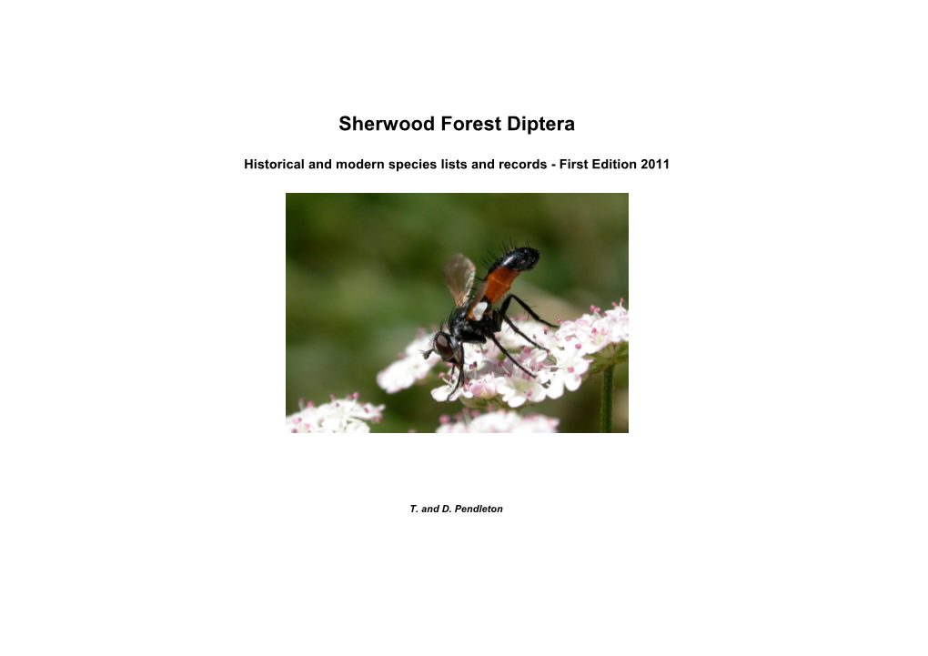 Sherwood Forest Diptera 2011