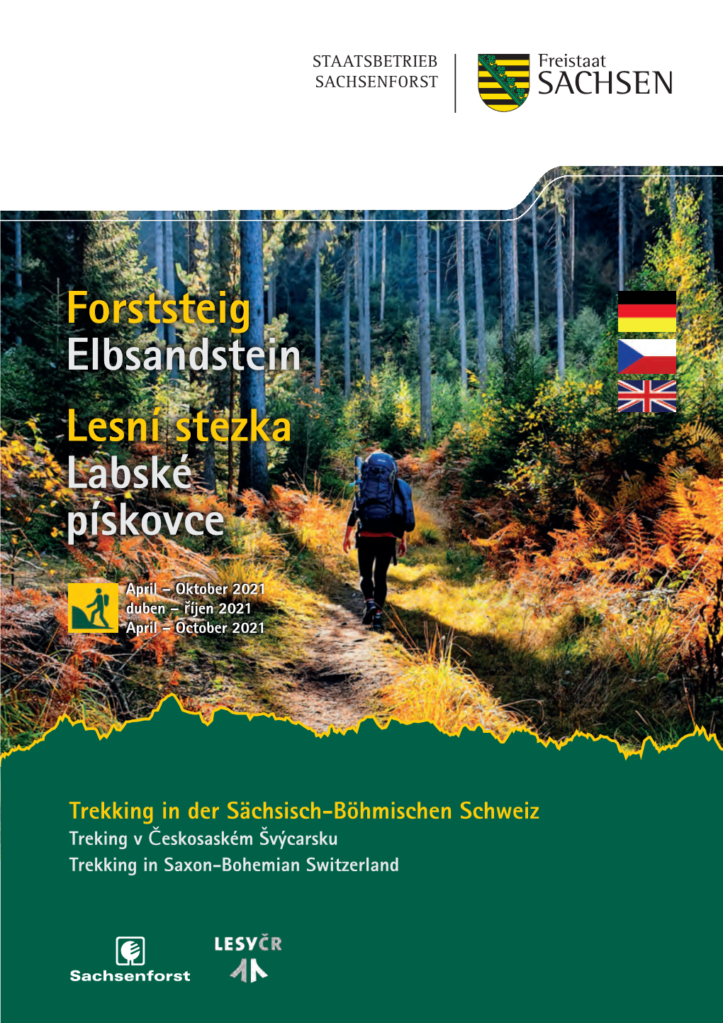 Broschüre Forststeig Elbsandstein 2021