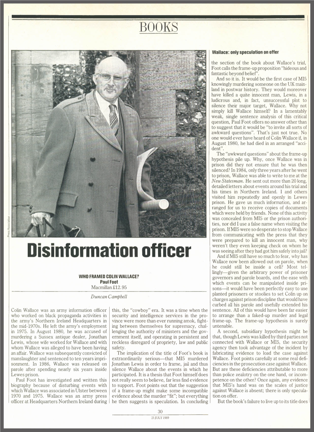 Disinformation Officer