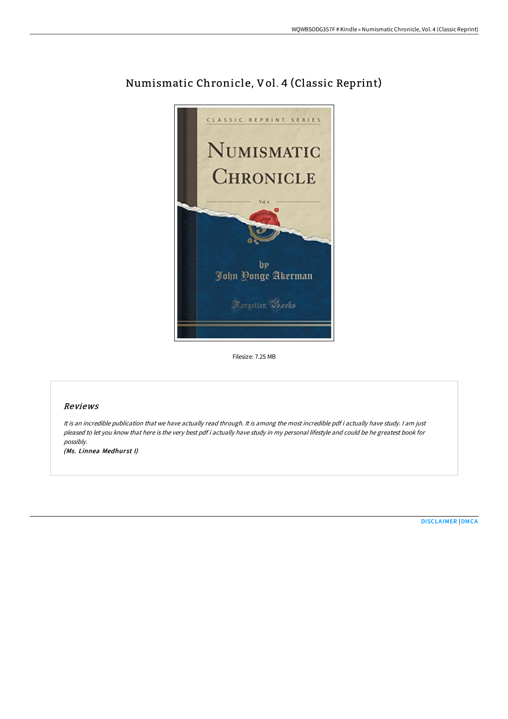 Read Book // Numismatic Chronicle, Vol. 4 (Classic Reprint)
