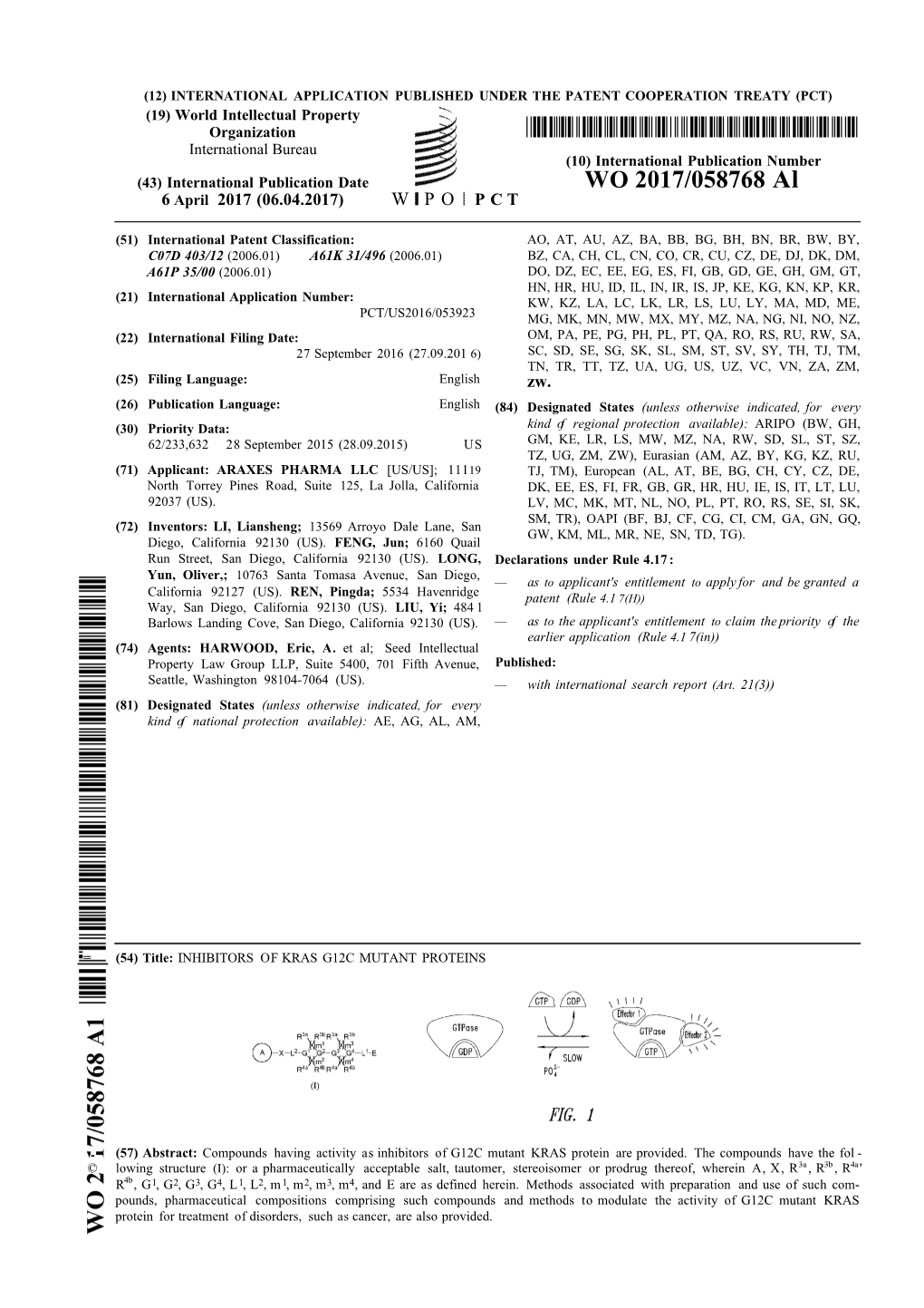 WO 2017/058768 Al 6 April 2017 (06.04.2017) W P O P C T