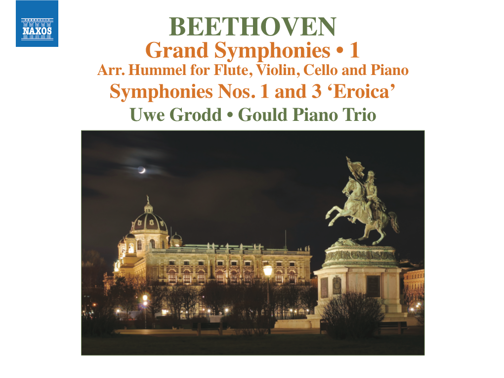 BEETHOVEN Grand Symphonies • 1 Arr