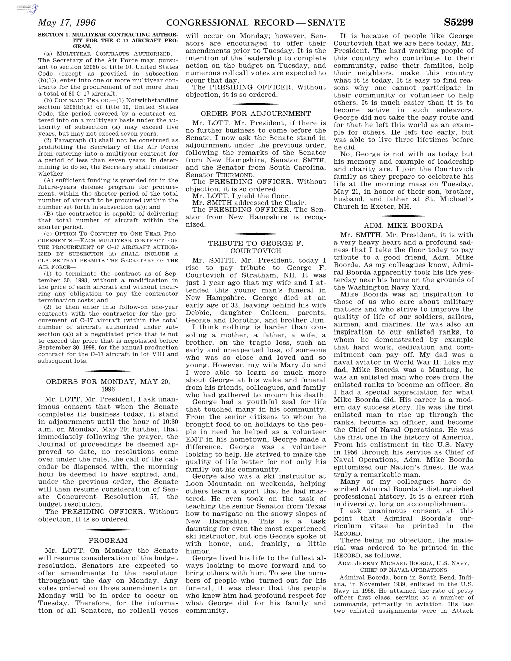 Congressional Record—Senate S5299