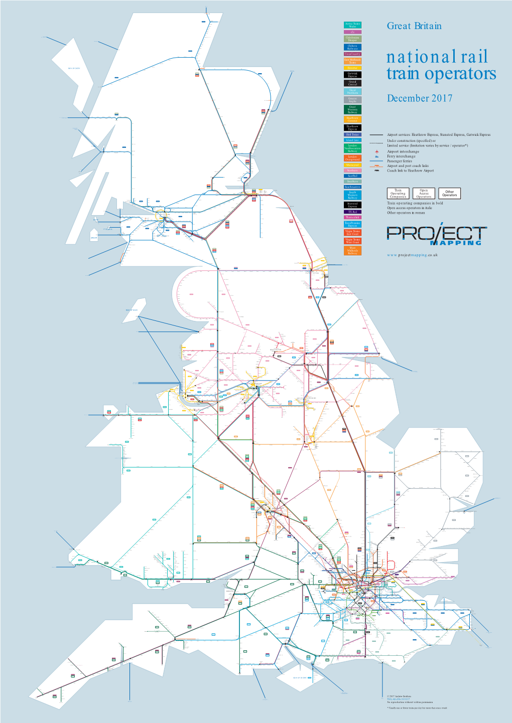 Airport Services: Heathrow Express, Stansted Express, Gatwick Express Under Construction (Specified) Or Limited Service (Limitat