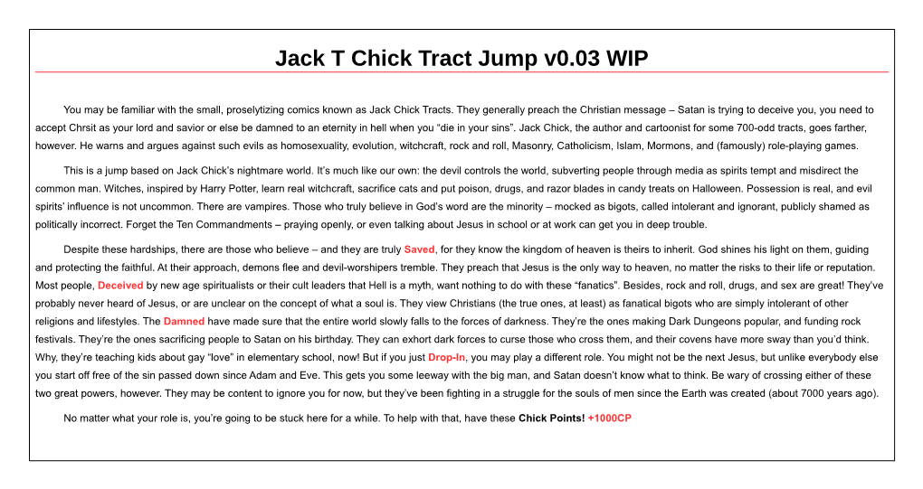 Jack T Chick Tract Jump V0.03 WIP