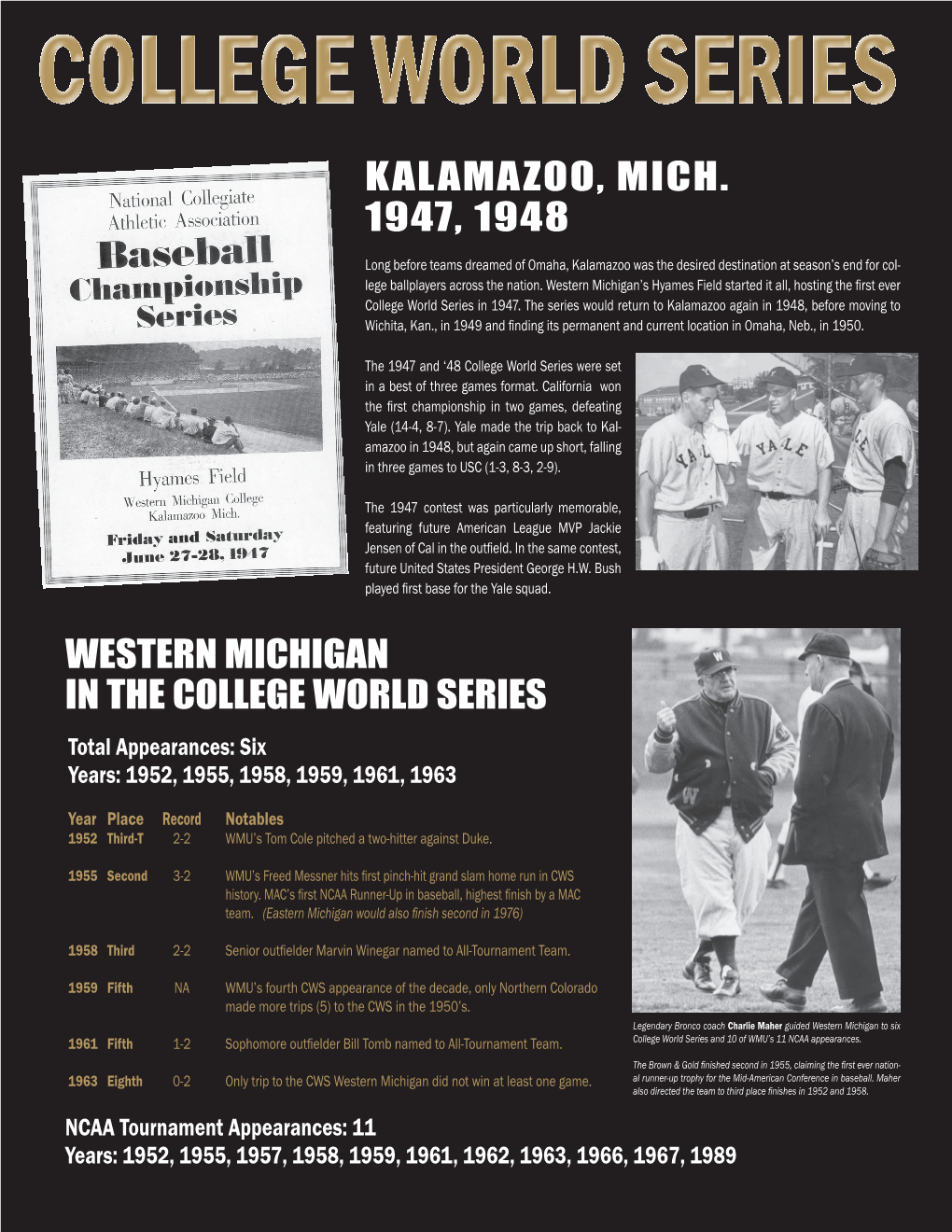 College World Series Kalamazoo, Mich