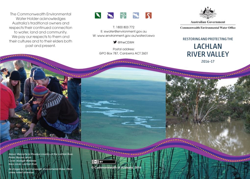 Restoring and Protecting the Lachlan River Valley 2016-17