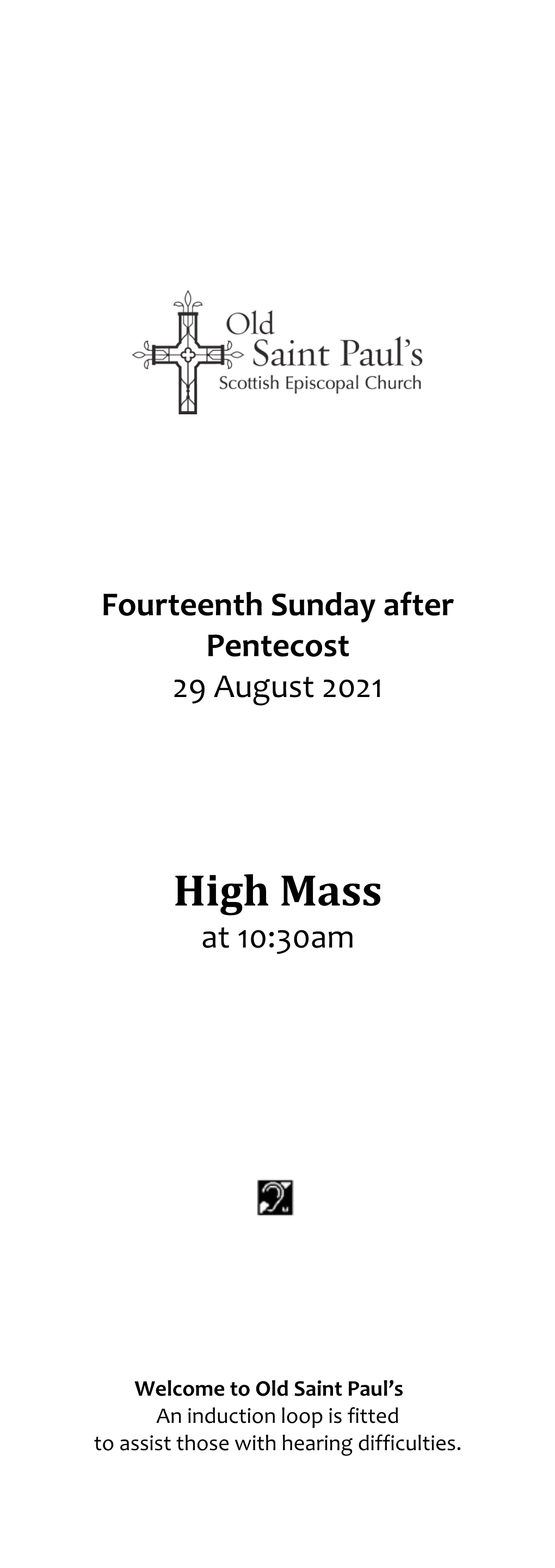 Download the Liturgy for Fourteenth Sunday After