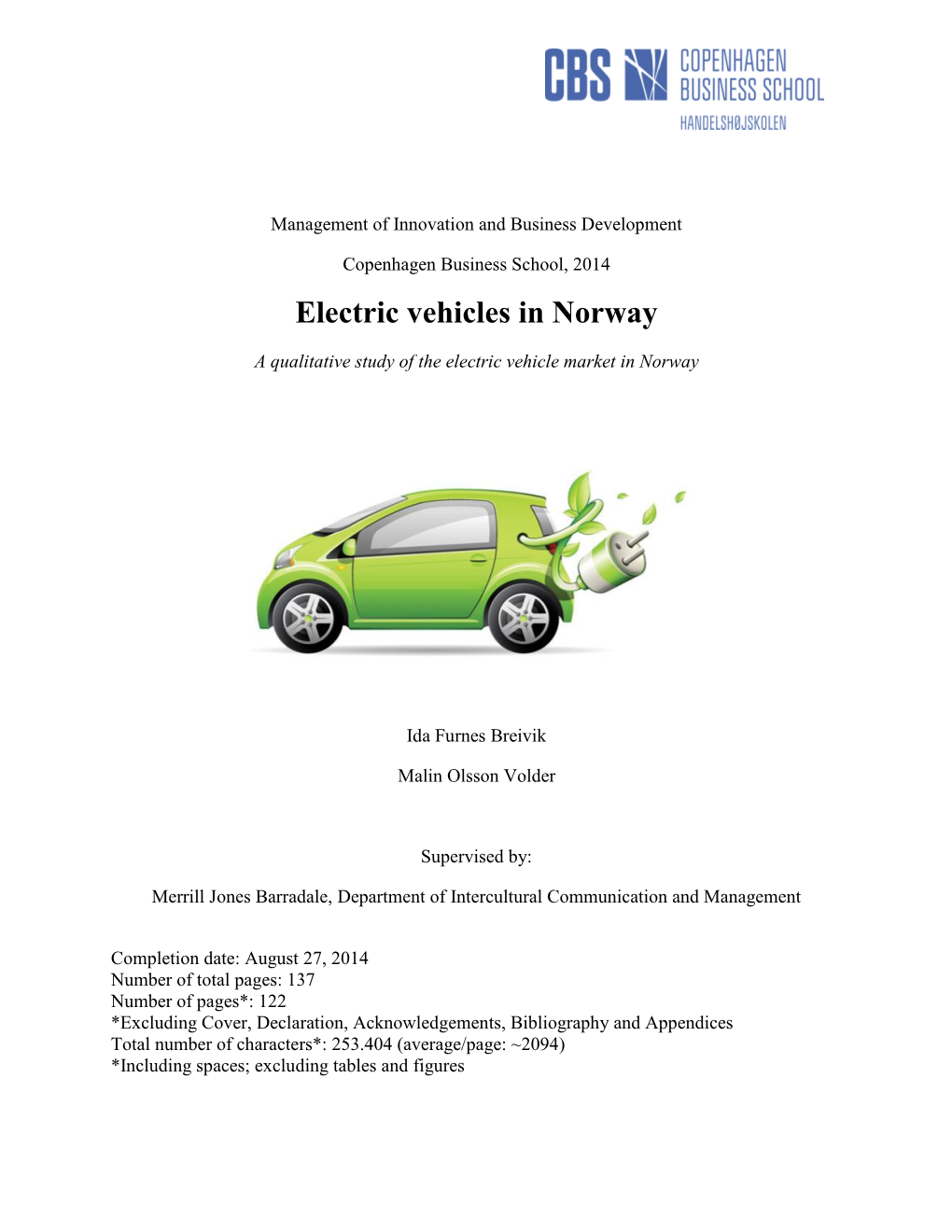 Electric Vehicles in Norway