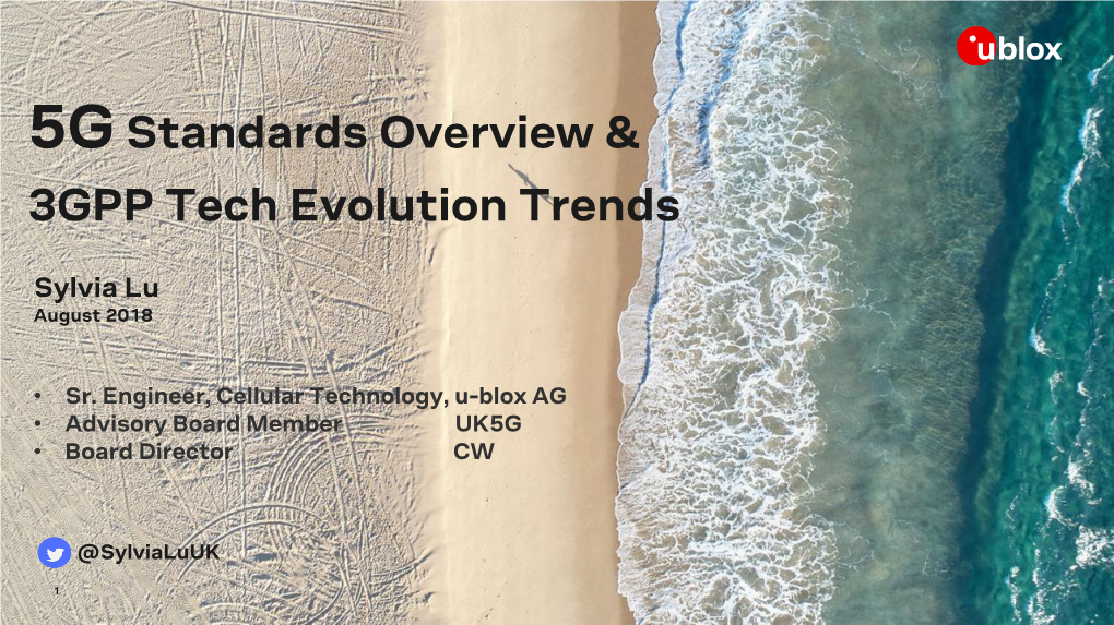 5G Standards Overview & 3GPP Tech Evolution Trends