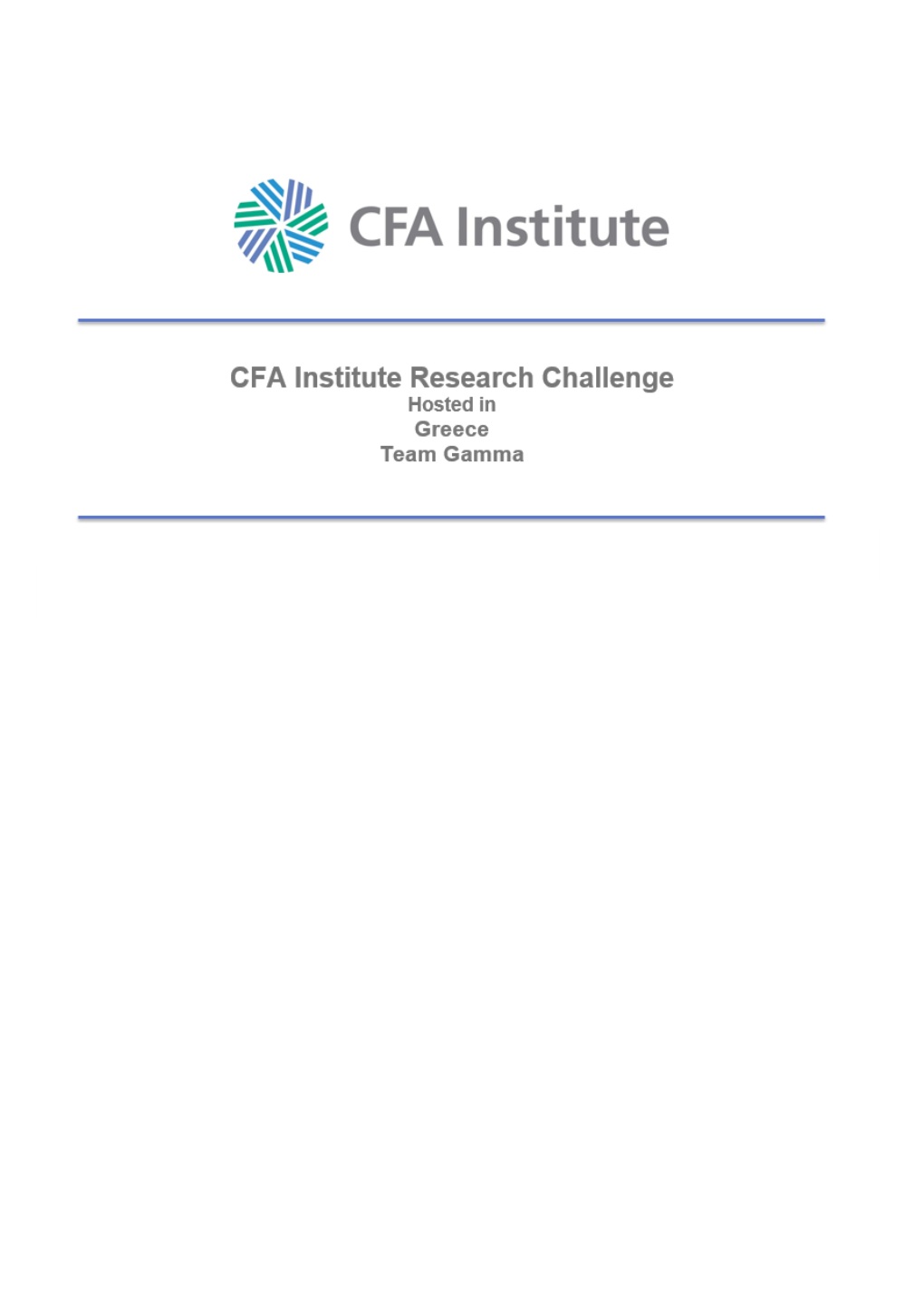 CFA-Written-Report.Pdf