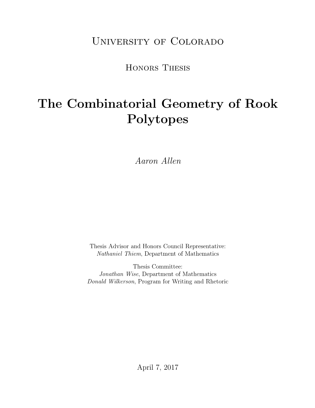 The Combinatorial Geometry of Rook Polytopes