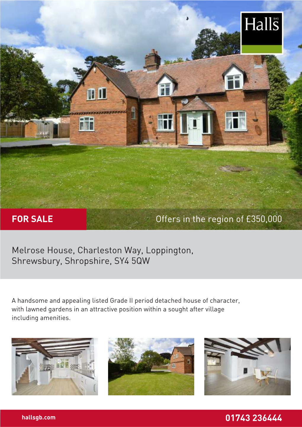 Melrose House, Charleston Way, Loppington, Shrewsbury, Shropshire, SY4 5QW