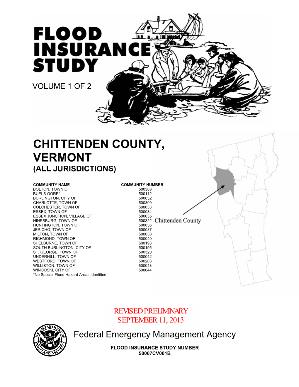 Chittenden County, Vermont (All Jurisdictions)