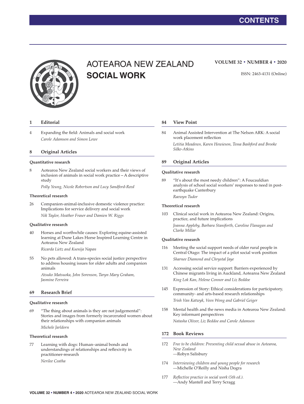 Aotearoa New Zealand Social Work