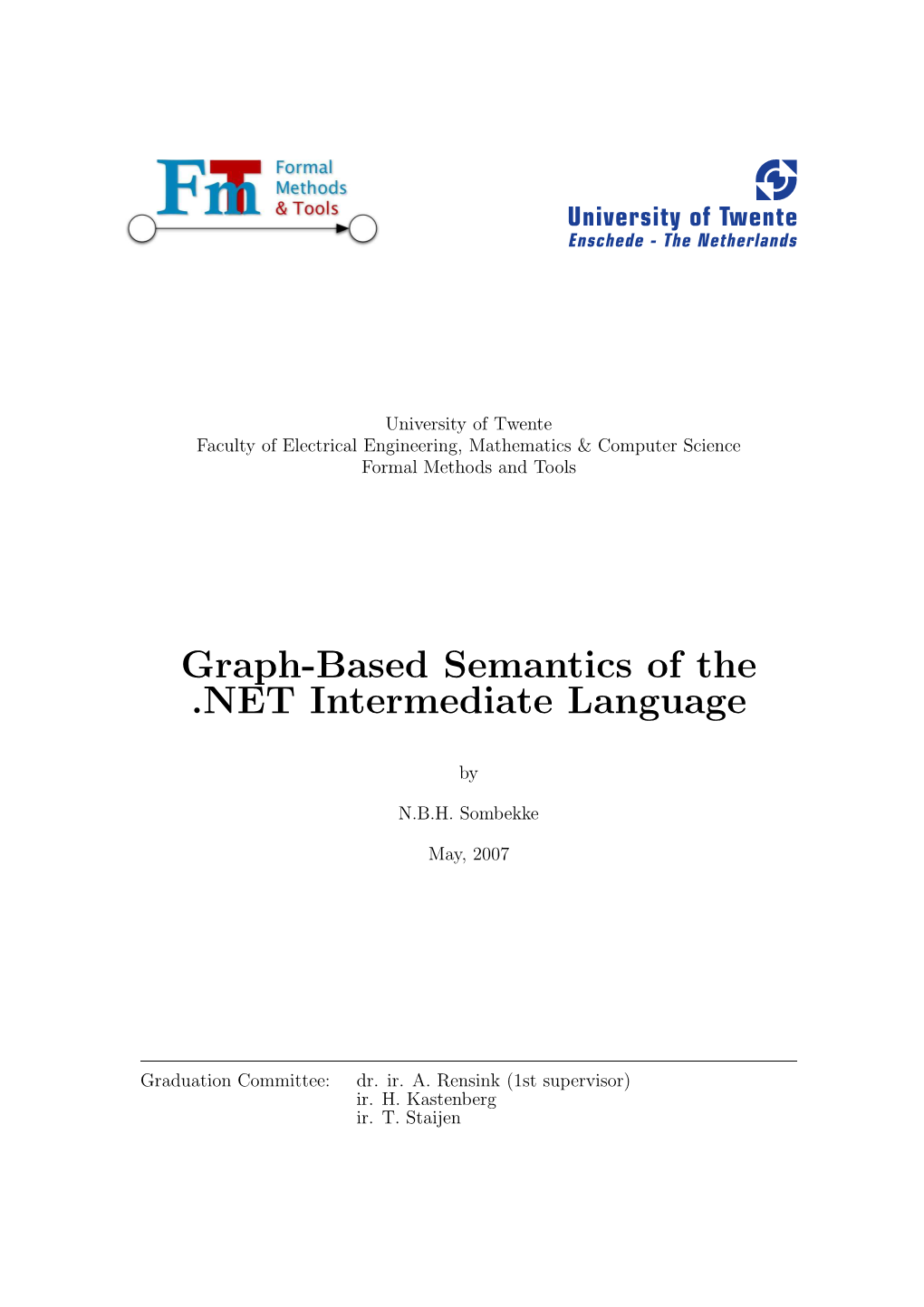 Graph-Based Semantics of the .NET Intermediate Language
