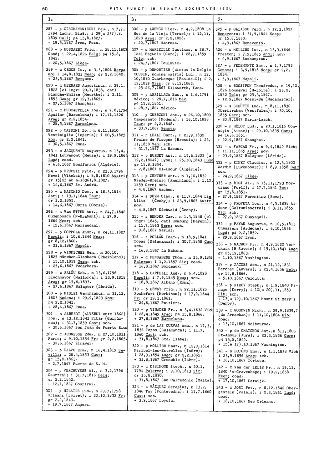 I 29(A 27?),8, Iloz C.J.E La Vieja (Teruel); I 12,11, Benevento; I 31,5,1844 Neap; 1809 Gali; P4 15,8,1821