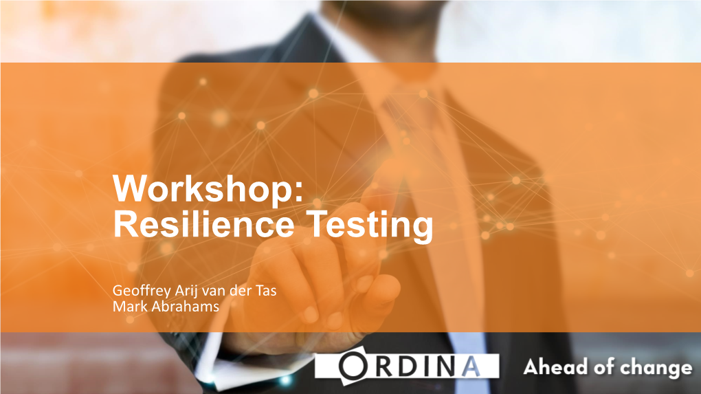 Resilience Testing