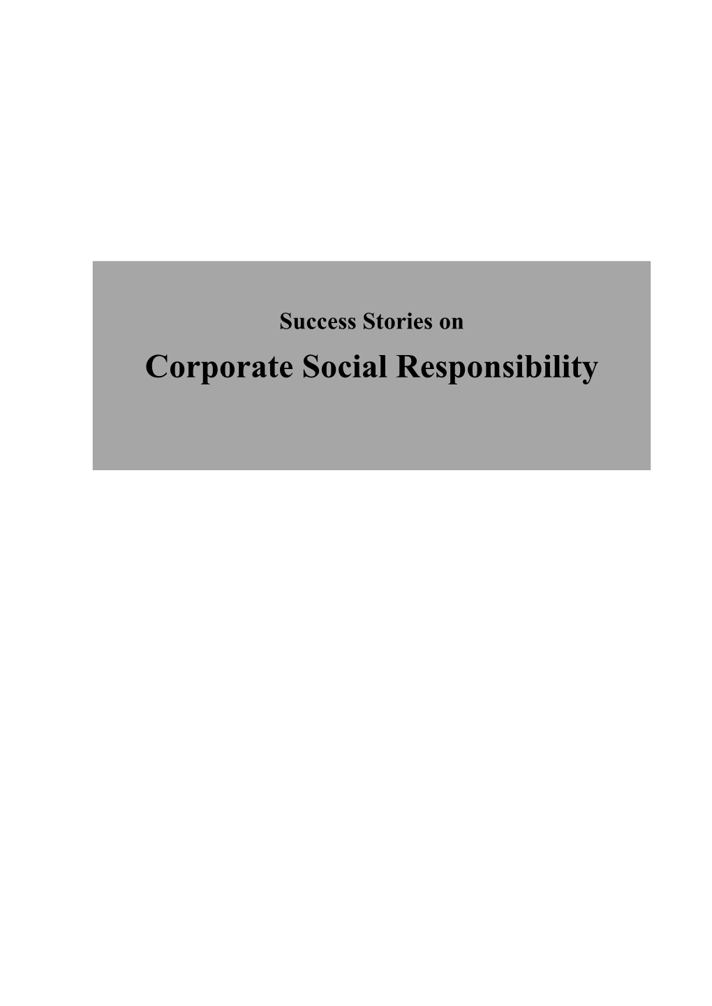 Corporate Social Responsibility Aditya Birla Capital Limited Aditya Birla Sun Life Insurance Company Limited Mumbai