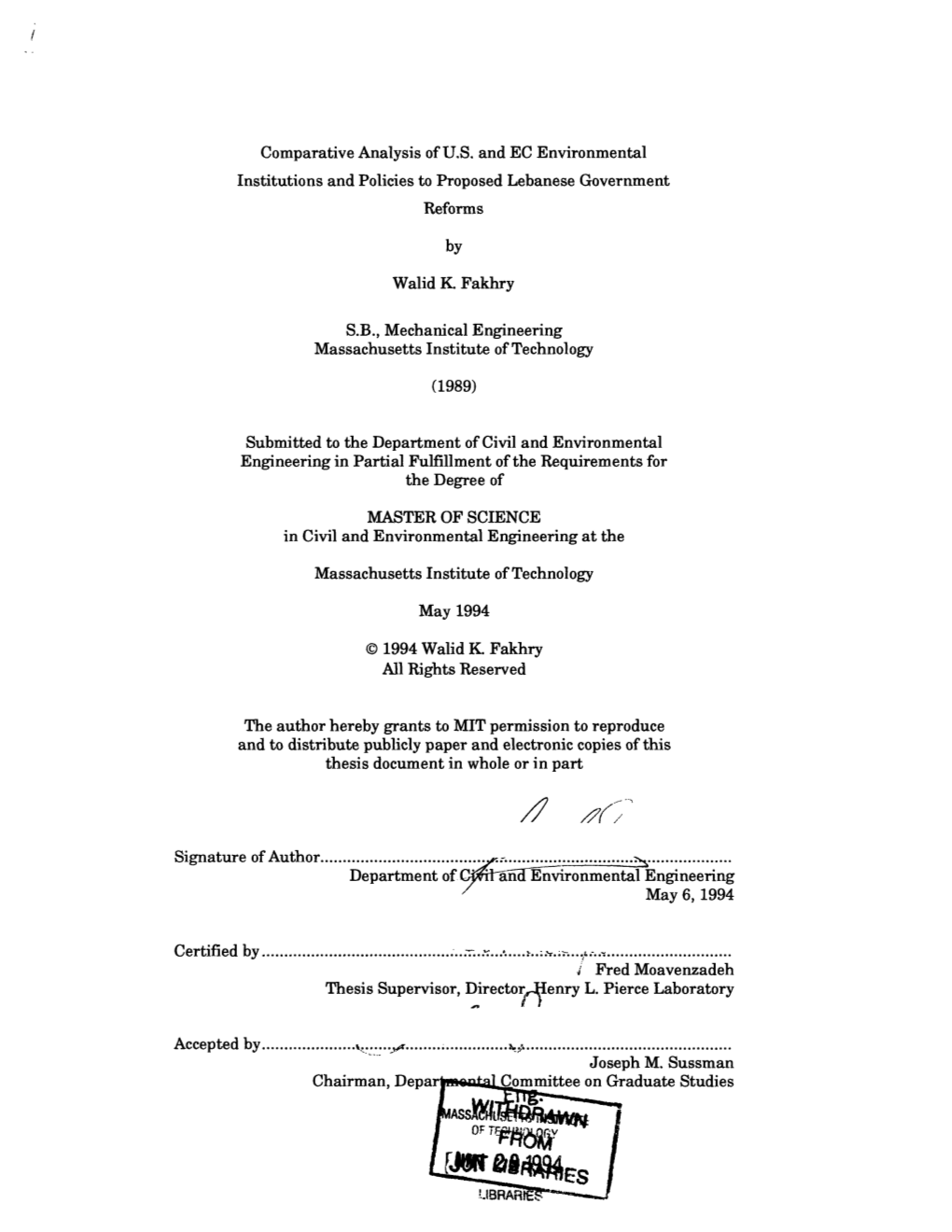 3.Policy Approaches to Environmental Protection