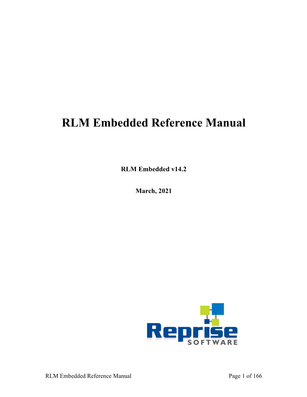 RLM Documentation Is Divided Into 7 Manuals