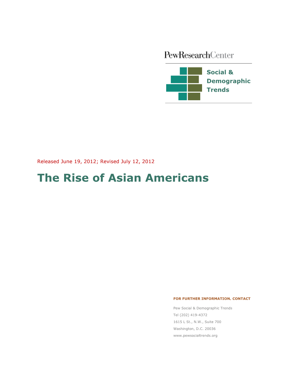 The Rise of Asian Americans