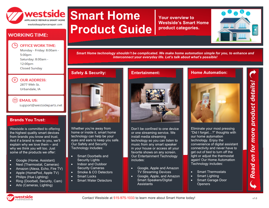 Smart Home Product Guide