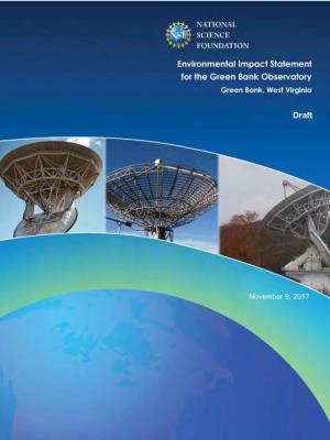 Draft Environmnetal Impact Statement for the Green Bank Observatory