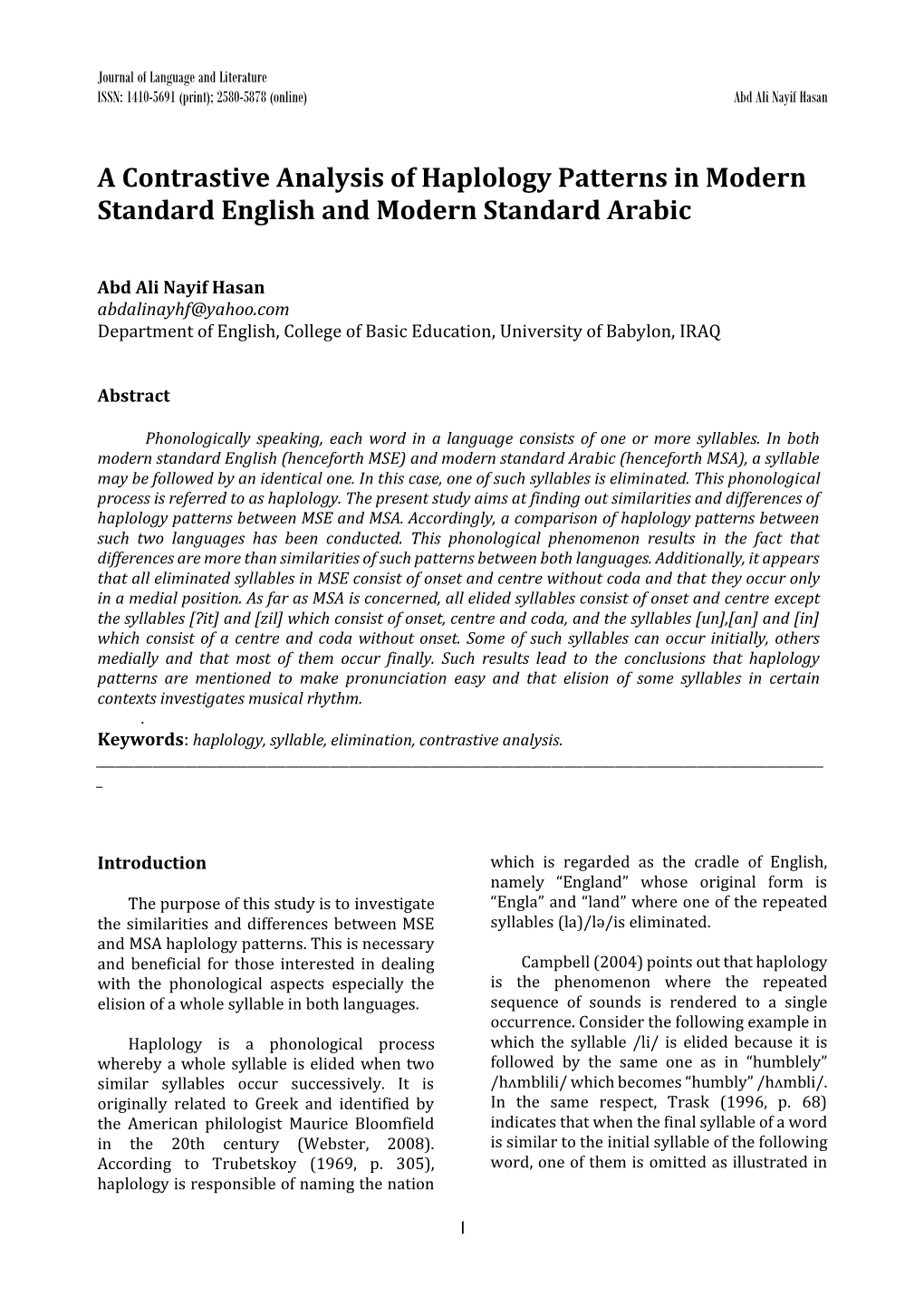 a-contrastive-analysis-of-haplology-patterns-in-modern-standard-english