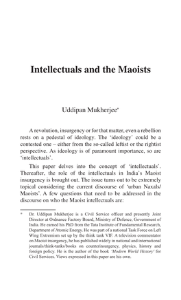Intellectuals and the Maoists