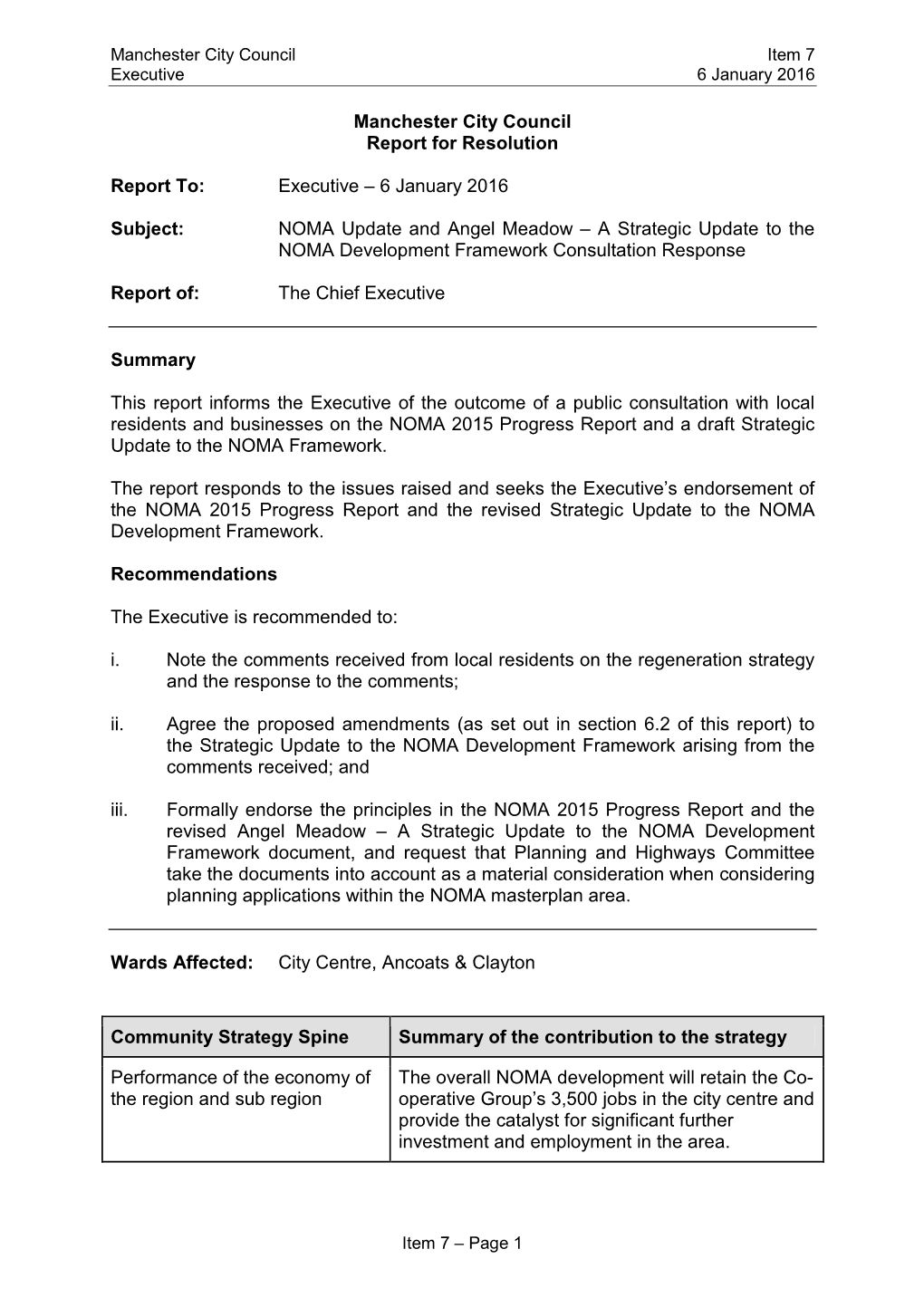 NOMA Update and Angel Meadow – a Strategic Update to the NOMA Development Framework Consultation Response