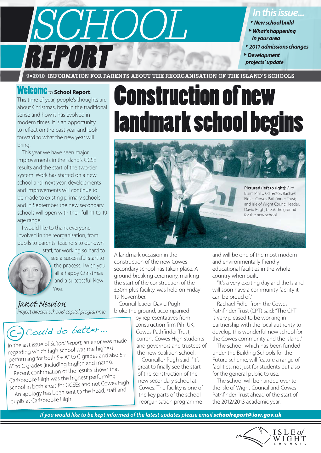 Construction of New Landmark School Begins