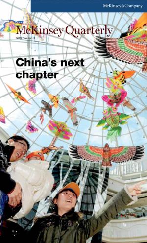 China's Next Chapter