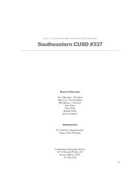 Southeastern CUSD #337