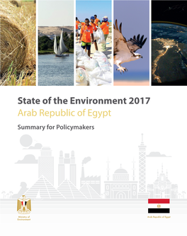 State of the Environment 2017 Arab Republic of Egypt Summary for Policymakers
