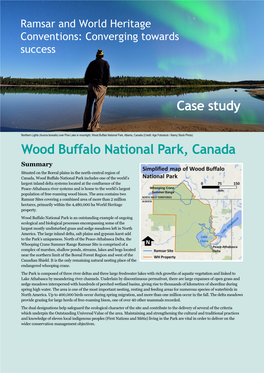 Wood Buffalo National Park, Canada Case Study